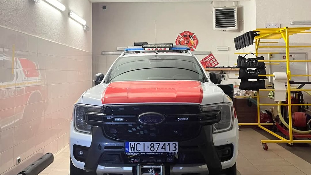 Ford Ranger z OSP Mrzeżyno