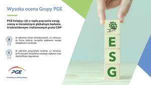 PGE z wysoką oceną w międzynarodowym badaniu klimatycznym CDP