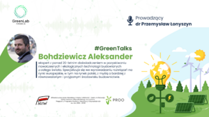 #GreenTalks - Aleksander Bohdziewicz