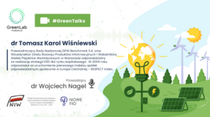 #GreenTalks – dr Tomasz Karol Wiśniewski
